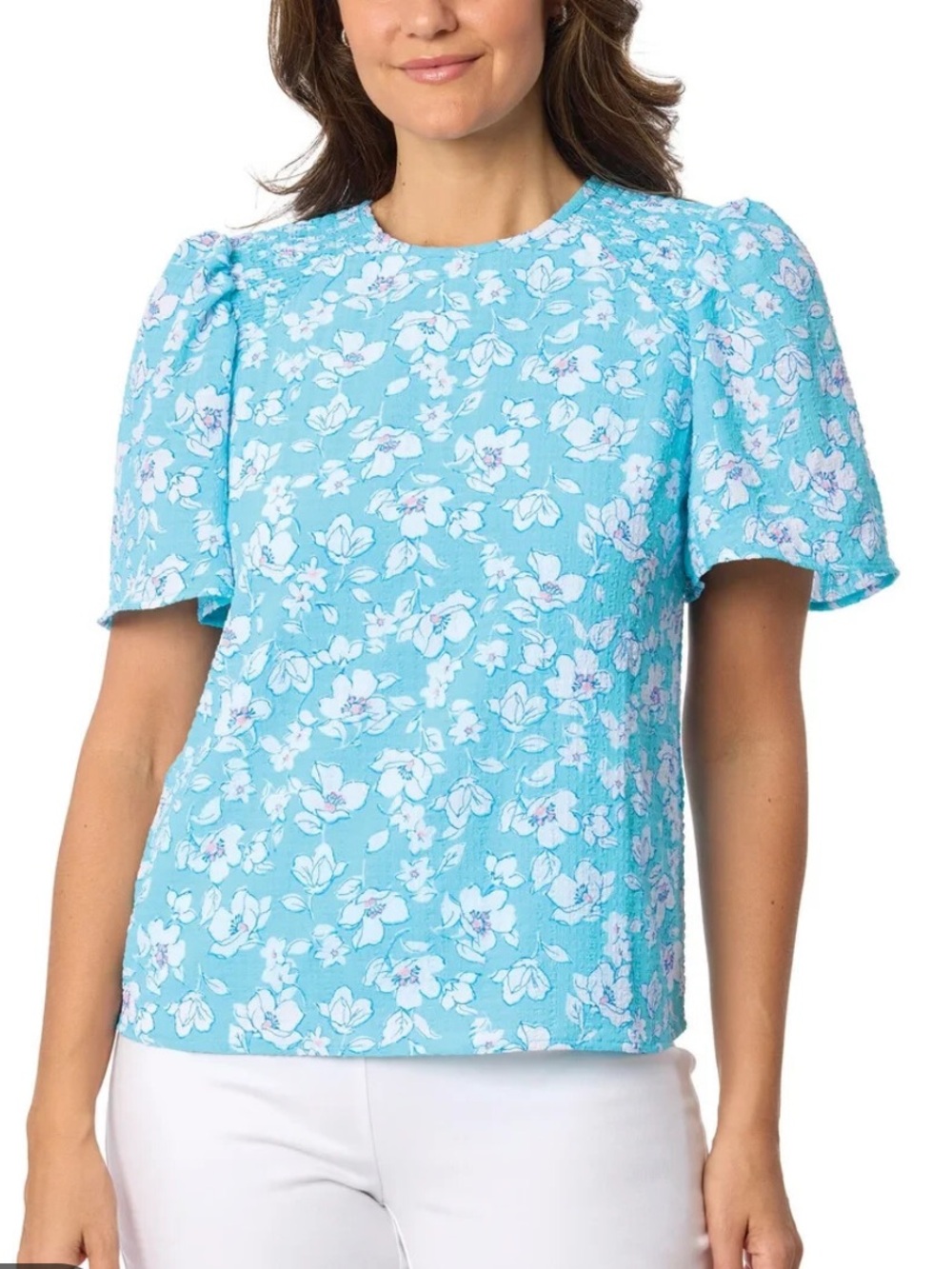 Draper James Women's Flutter Sleeve
Blouse